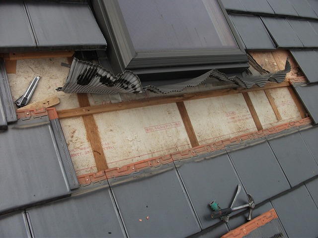 新規エプロンの設置